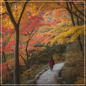 2025년 단풍 절정 시기 &ndash; 수도권&middot;충청권 단풍 명소 가상 이미지