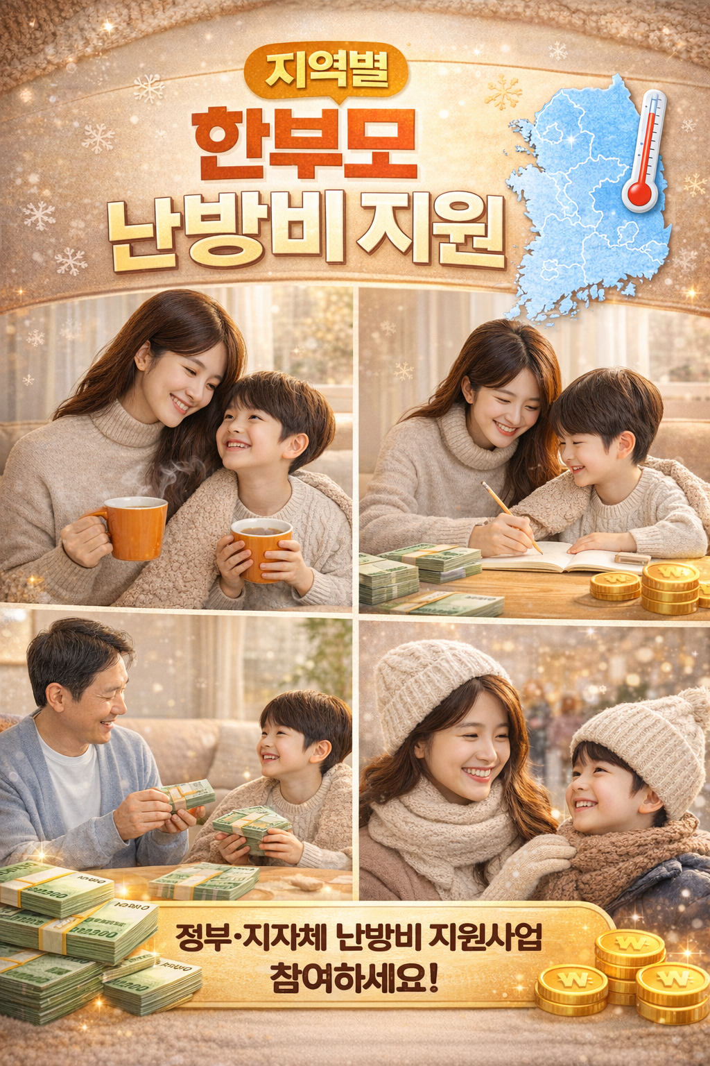 지역별 한부모 가족 난방비 지원 썸네일