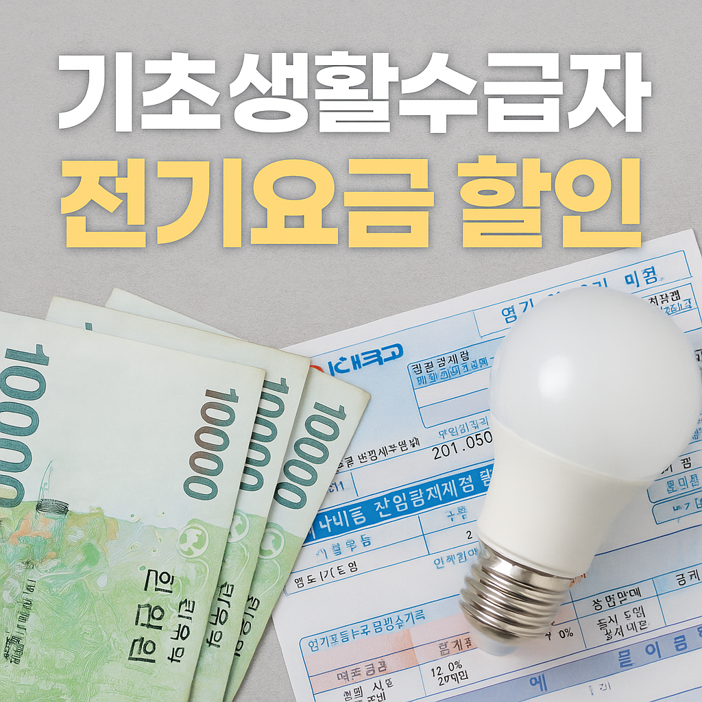 기초생활수급자 전기요금 할인