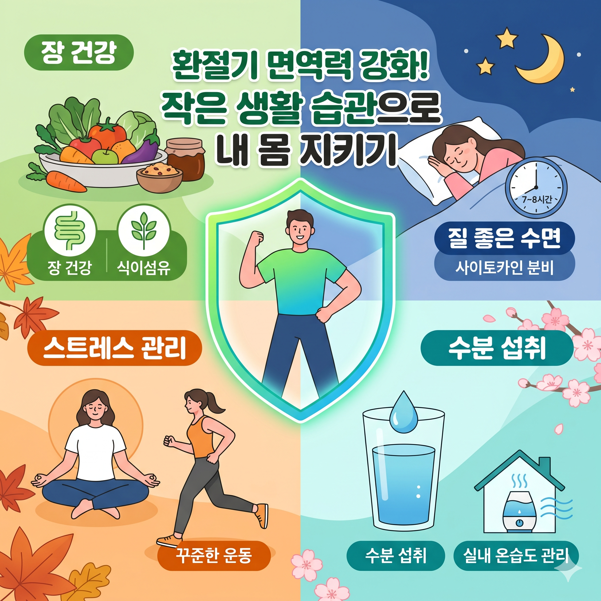 활기찬 일상을 위한 실천 가이드: 면역력 높이는 방법 5가지