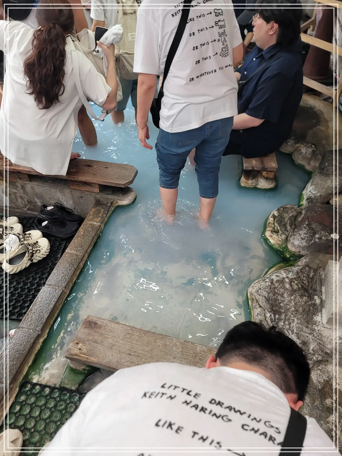 벳부-가마도-온천-족욕탕