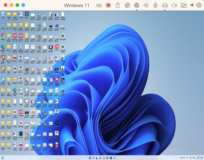 윈도우를 설치한 화면 오른쪽 아래 정품인증을 받으라는 내용이 있다