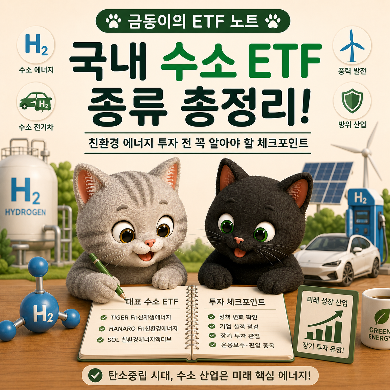 국내 주식 ETF수소 관련 내용