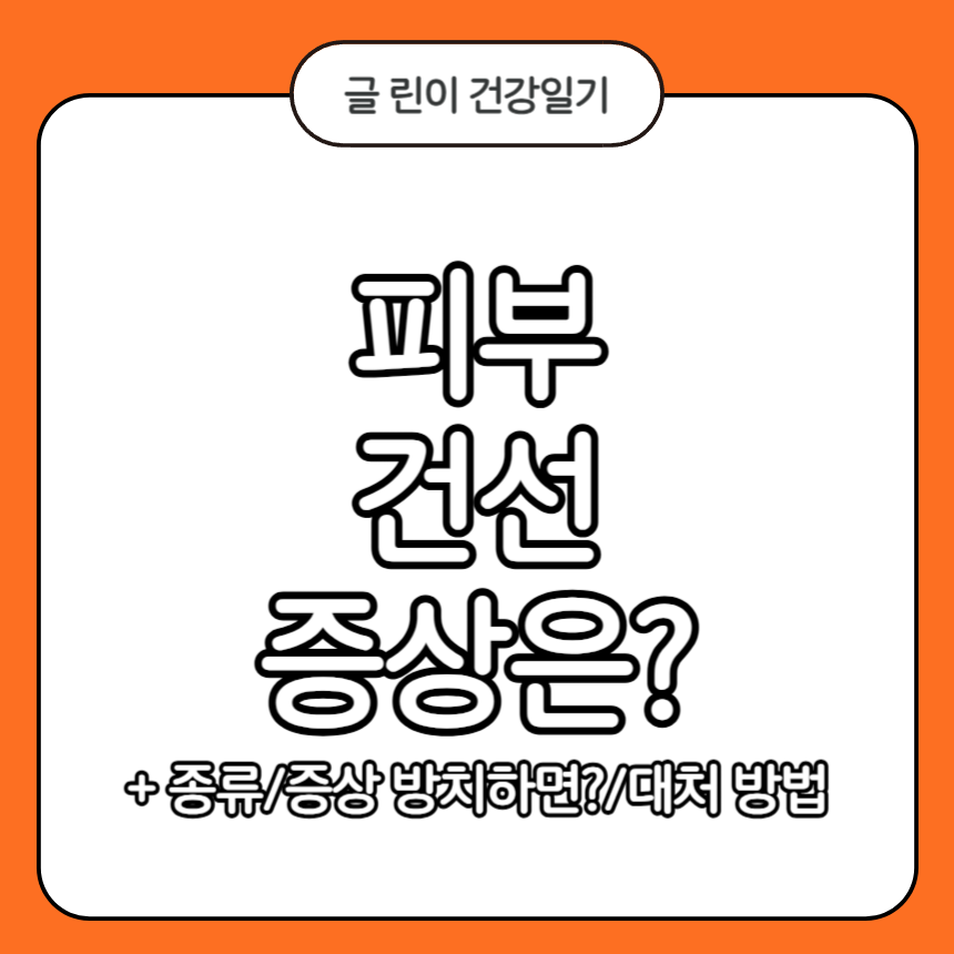 피부 건선 증상