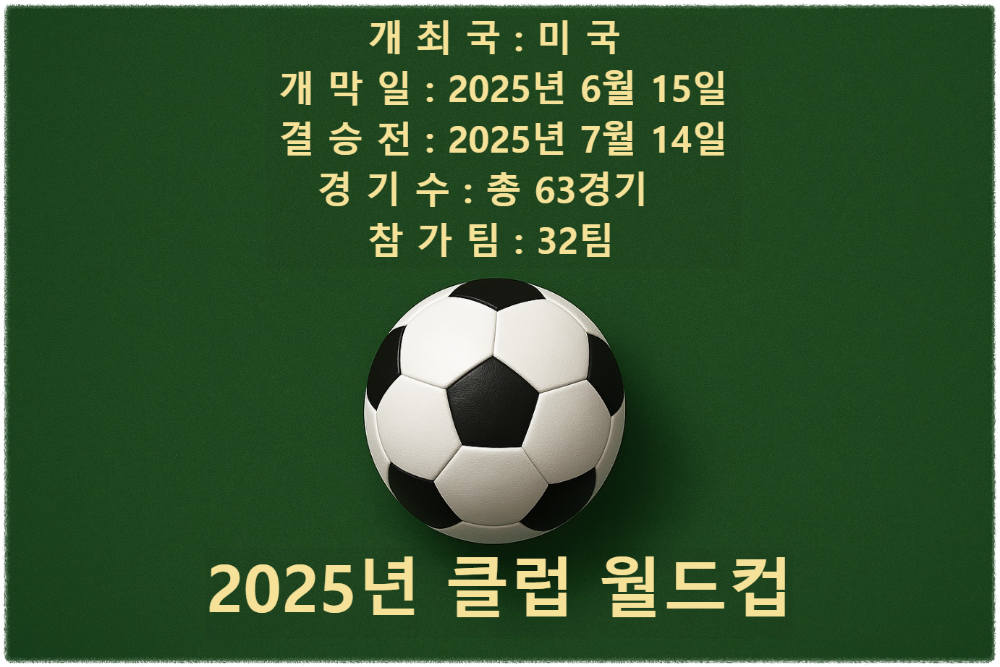 2025년 FIFA 클럽 월드컵