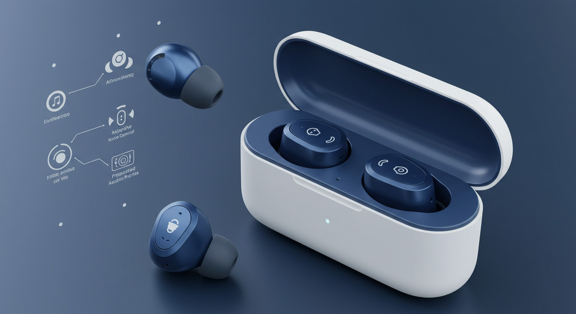 AI 이어폰 이미지