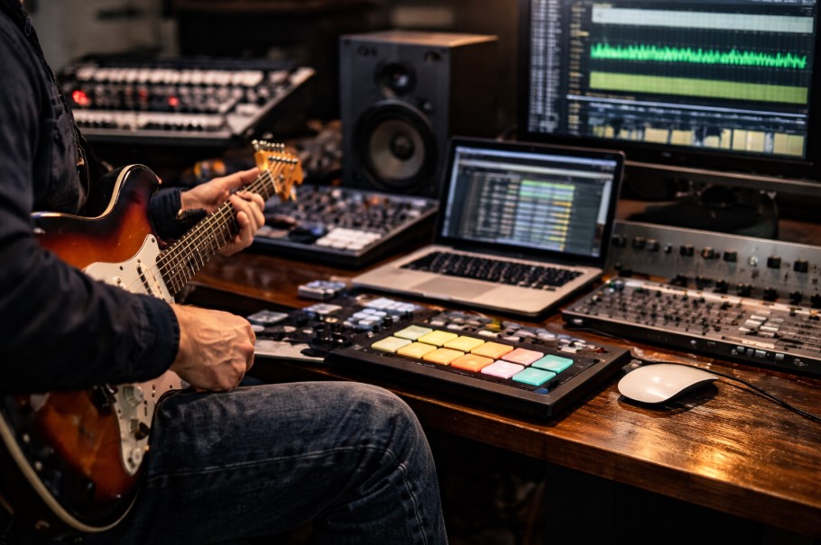 트랙별 믹싱 관련 사진