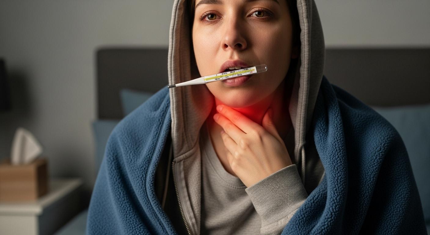 독감 증상 순서 인후통