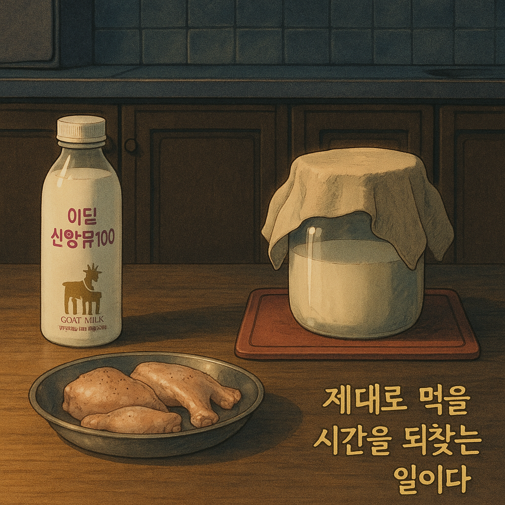 “포기가 아니라 조율 – 리듬의 부엌”