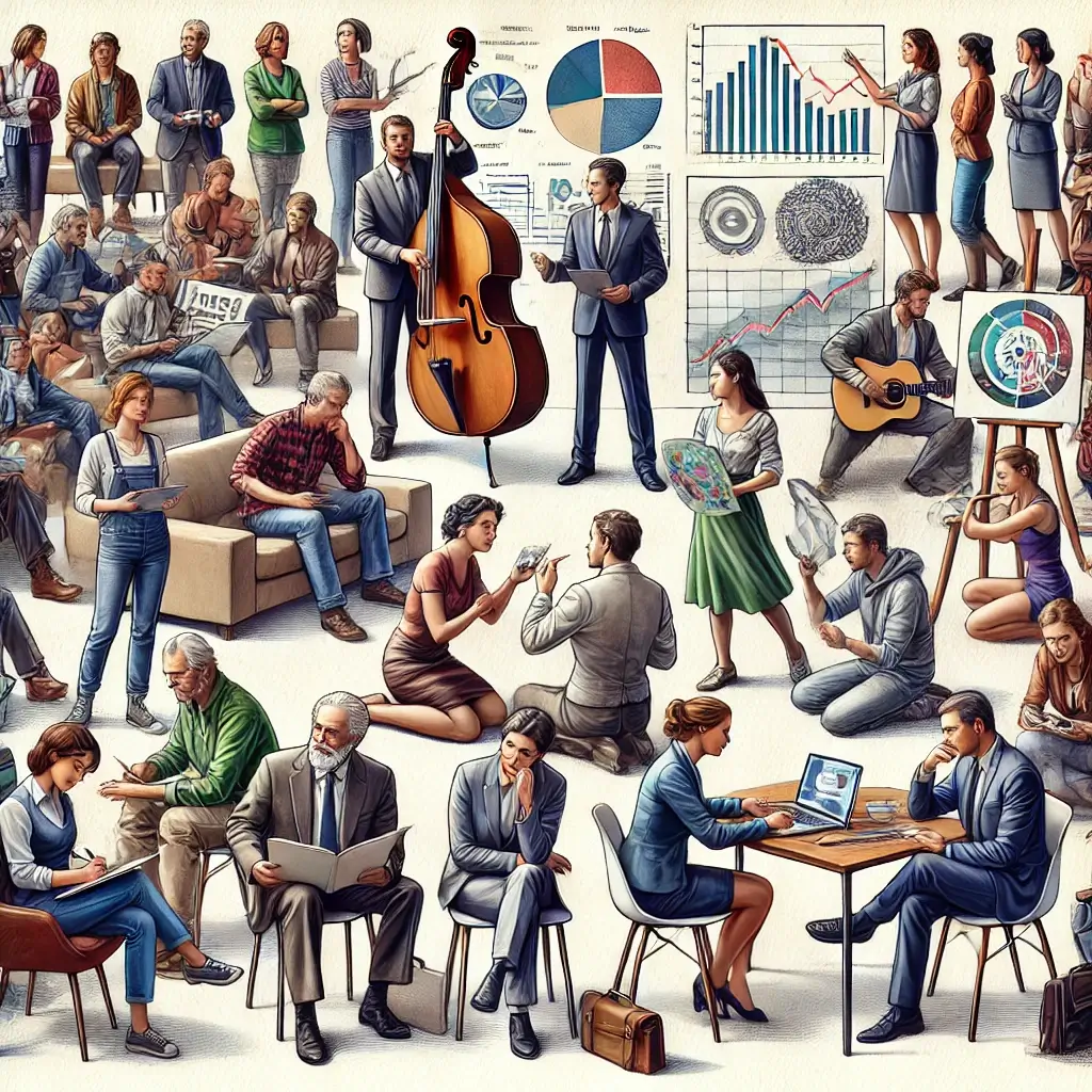 다양한 MBTI유형 사람들의 지능과 재능