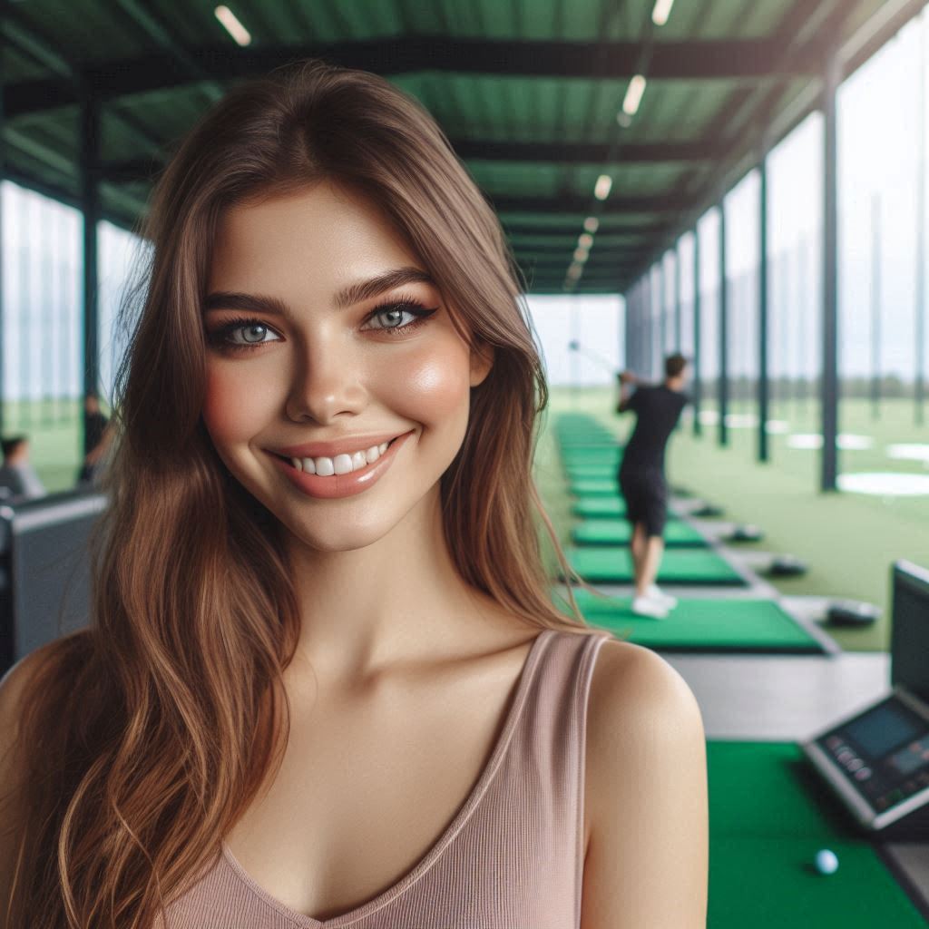 실내골프연습장 배경