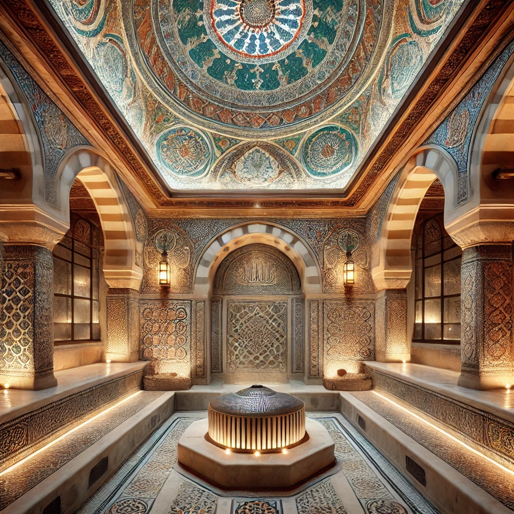 튀르키예 전통 목욕탕 관련 사진