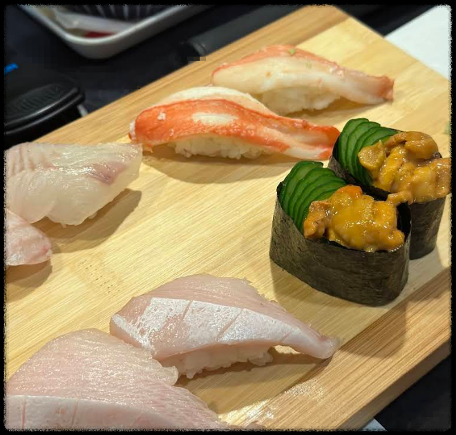 오사카의 우메다 또는 도톤보리 스시 맛집 카미나리2