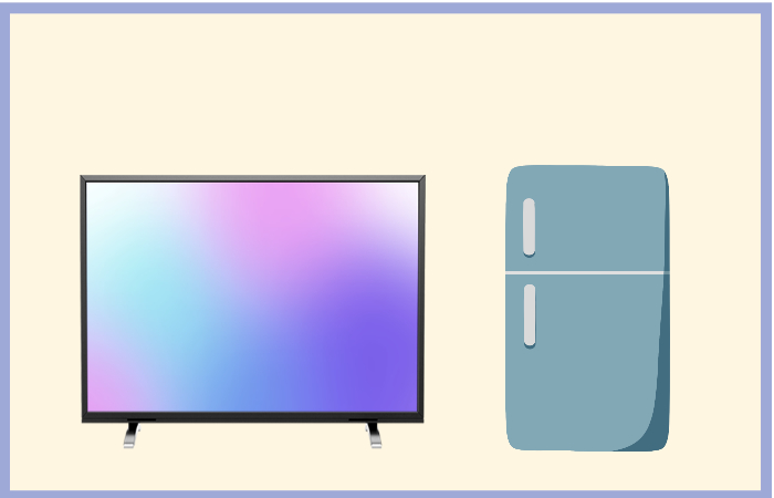 다양한 고효율가전제품들 일러스트 이미지