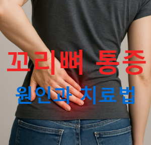 꼬리뼈 통증 원인과 치료법|병원에 가야 할 시점은?