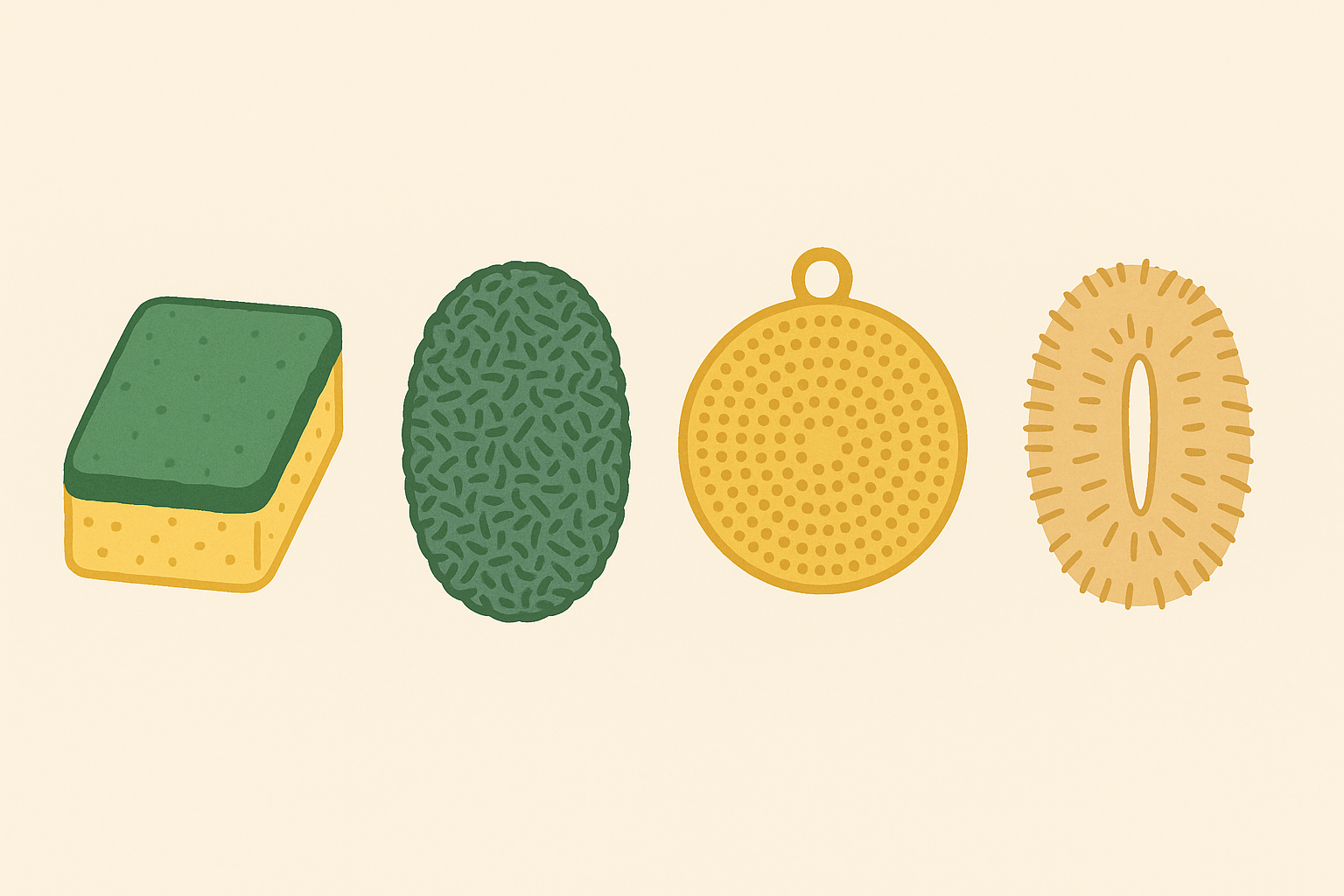 주방수세미 고를 때 재질별 사용법 정리