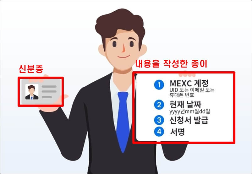 가입 셀카 예시