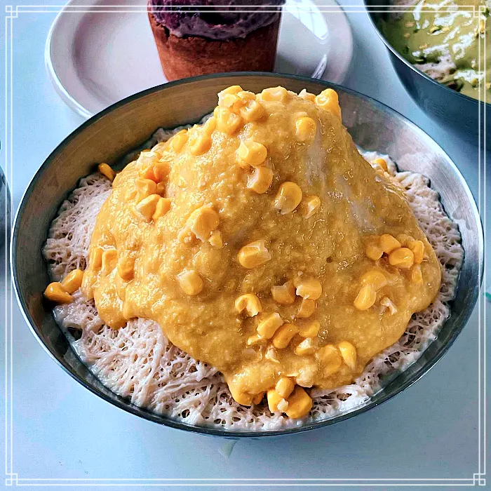 픽업 트랜드 스페셜 이태원 제철 맞은 초당 옥수수 빙수 맛집