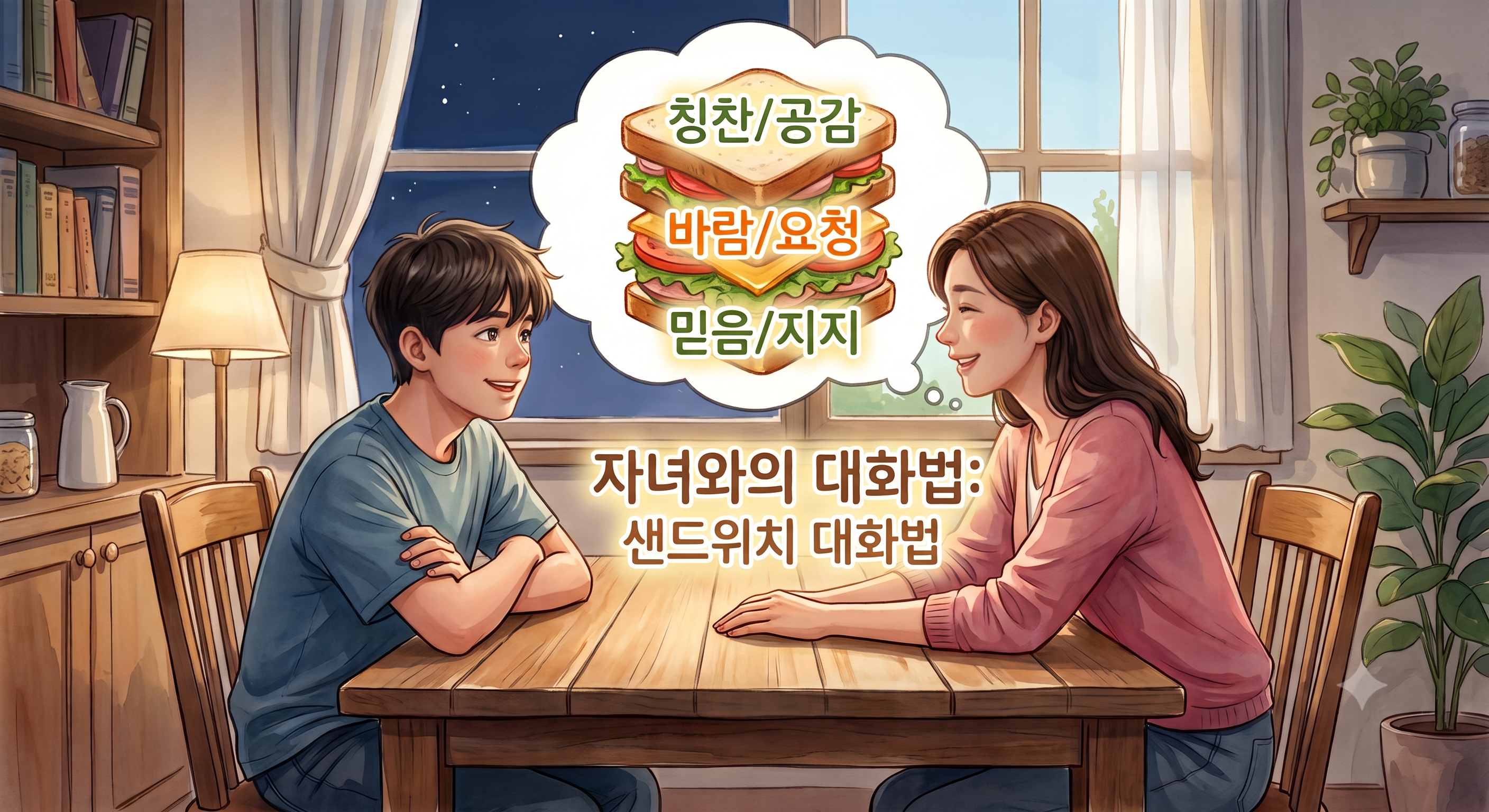 사춘기 자녀와 대화법: 마음을 열어주는 샌드위치 대화법의 비밀