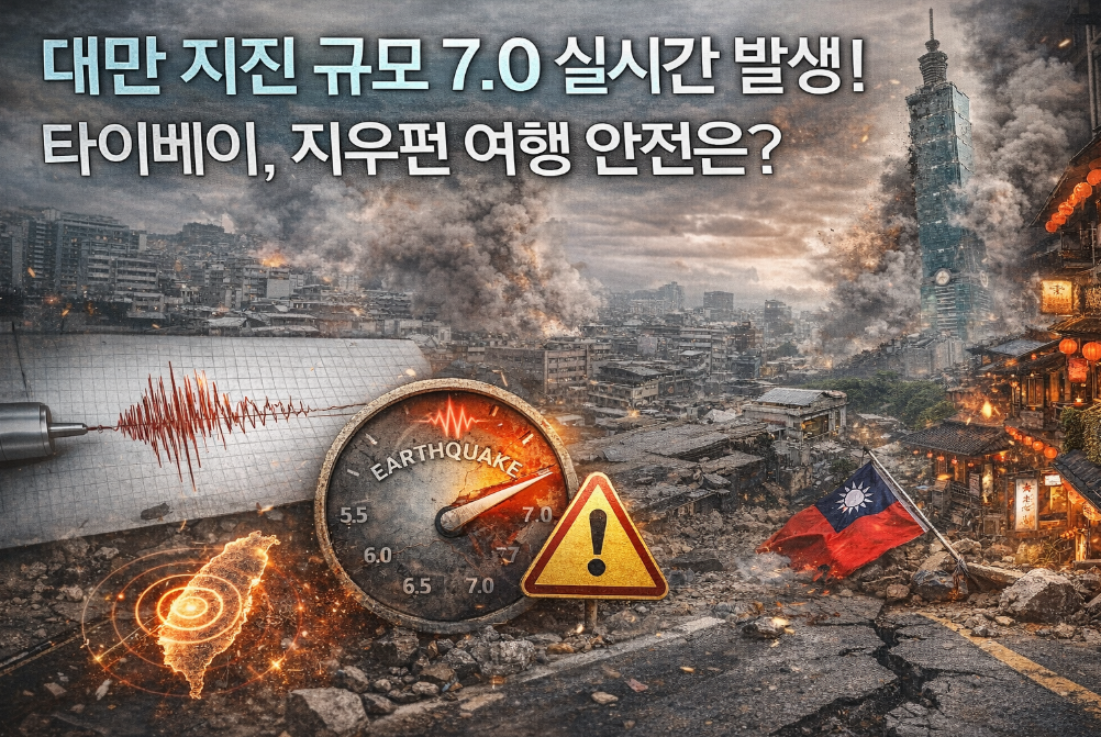 대만 규모 7.0 지진 발생! 타이베이 여행 지금 안전할까?