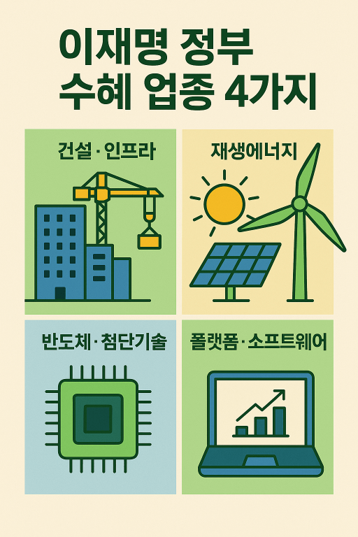 이재명 정부 출범에 주목할 4대 수혜 업종은?