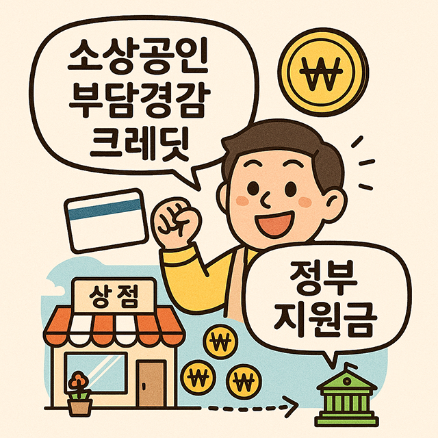 2025 소상공인 부담경감 크레딧