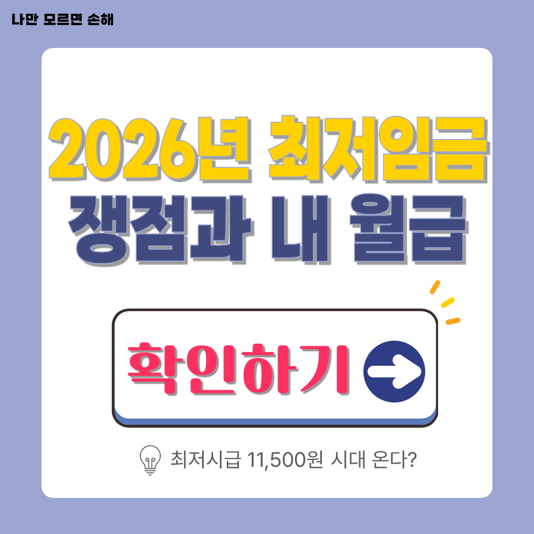2026년 최저임금 인상
