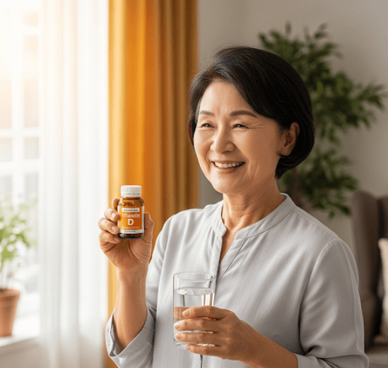 60대 필수영양제 칼슘과 비타민D