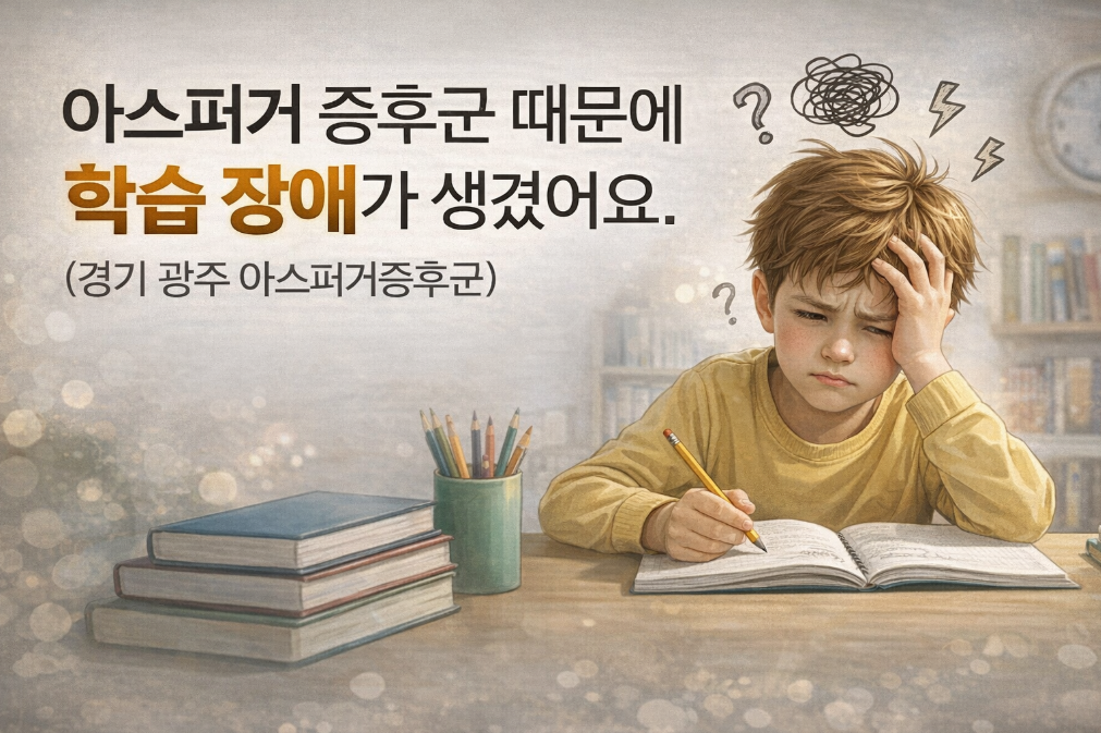 아스퍼거 증후군 학습 장애, 경기 광주에서 해결하는 법
