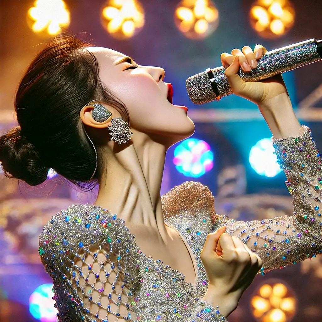 트로트 가수의 꺽기 기술