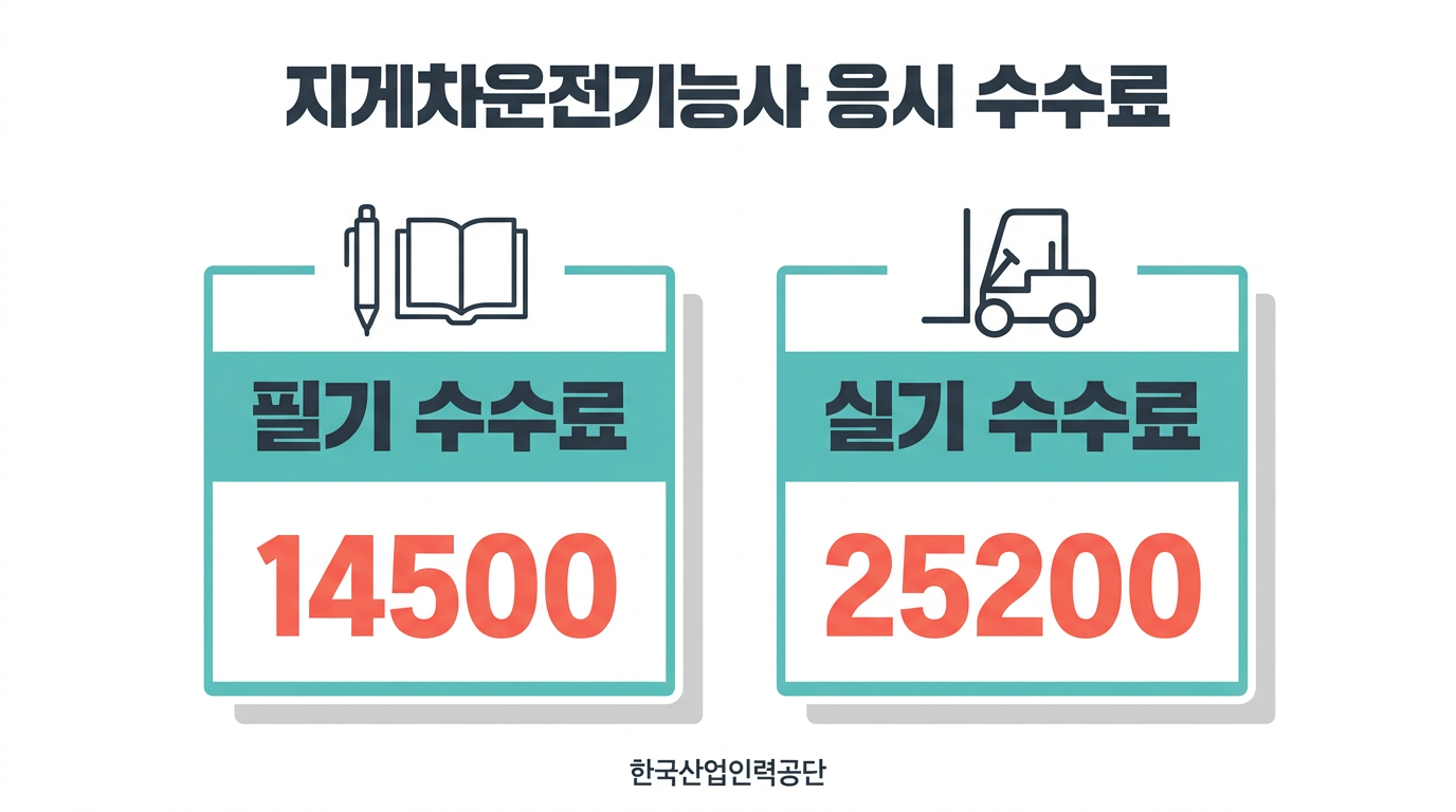 지게차운전기능사 응시 수수료
