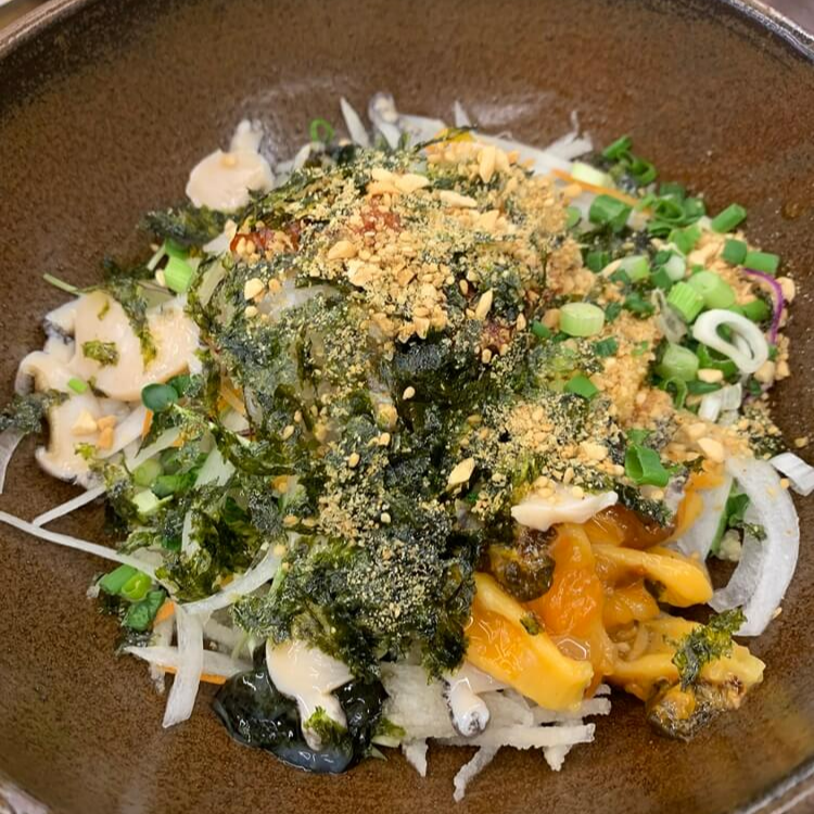 단지 물회 내용물