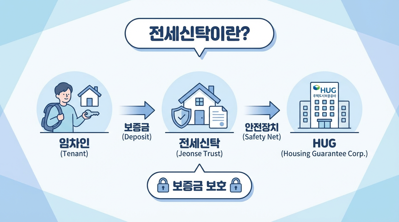 전세신탁 제도란? 내 보증금을 안전하게 지키는 새로운 방법