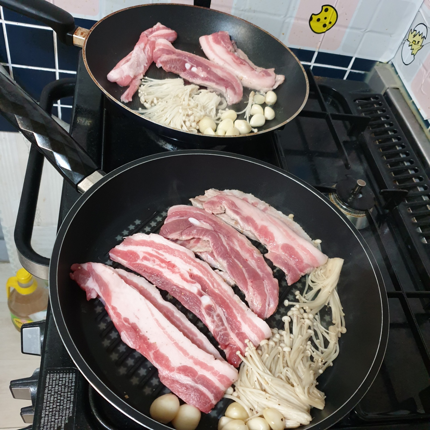 삽겹살_굽기