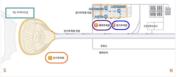 인천공항 제2여객터미널 주차장