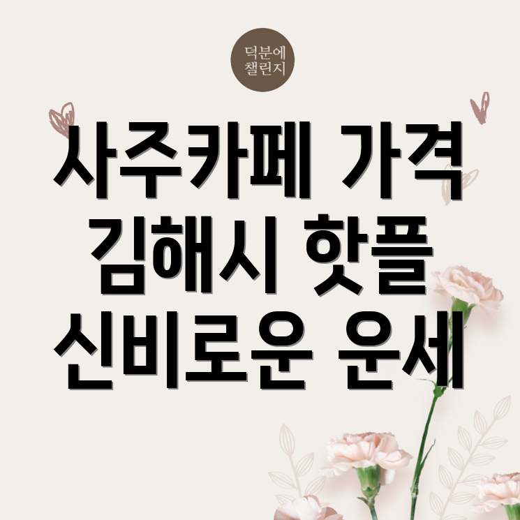 김해시 사주카페