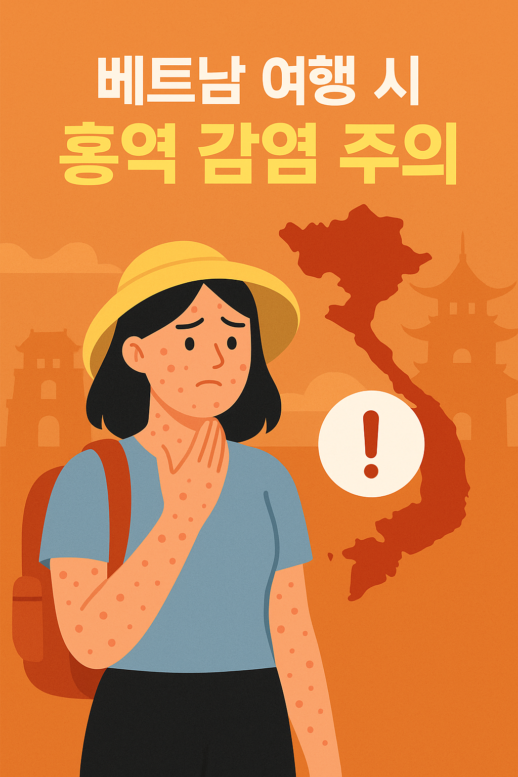 베트남 홍역 여행전 예방접종 필수