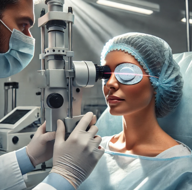 시력 교정술 사진
