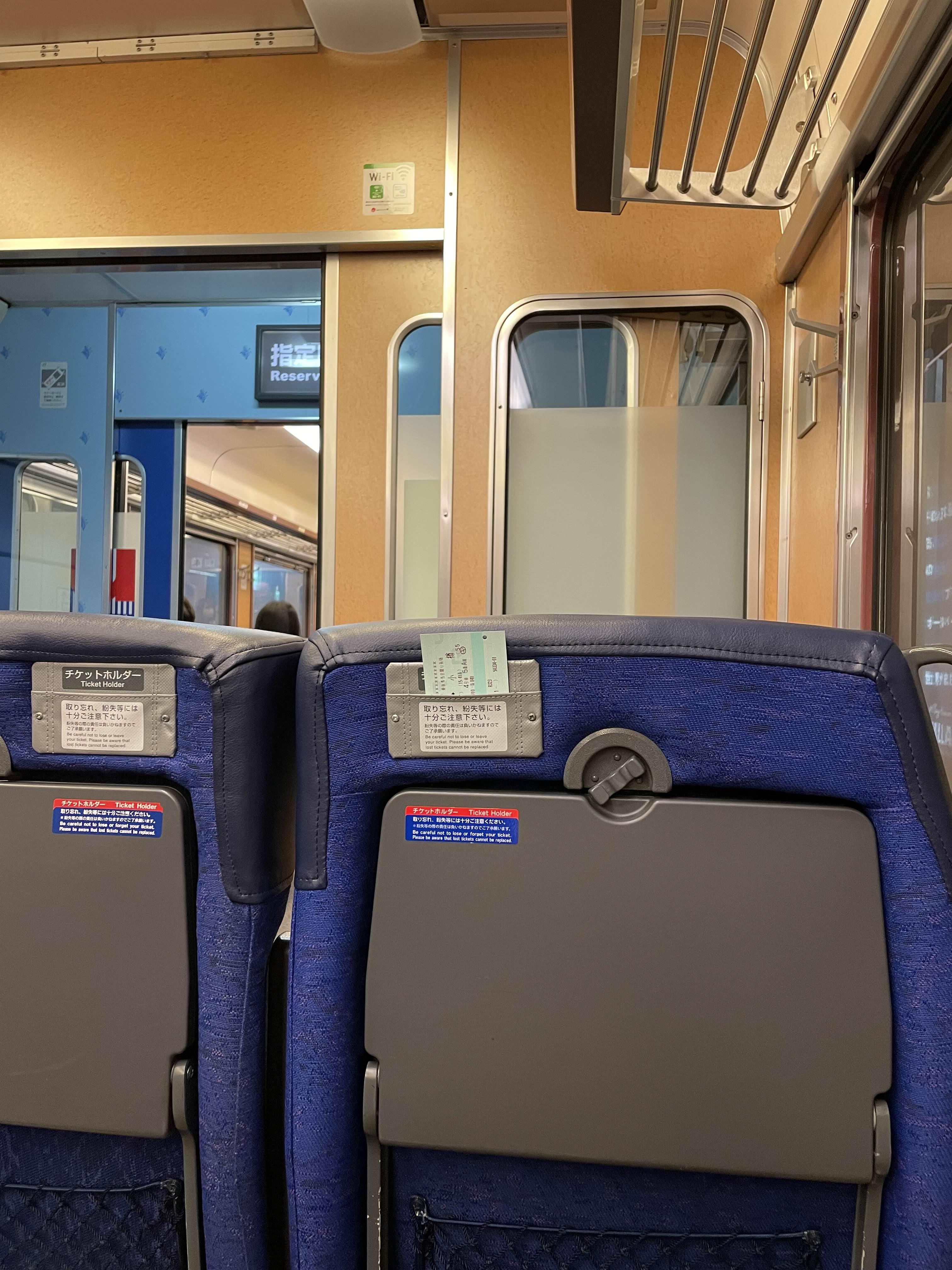 기차 안의 모습