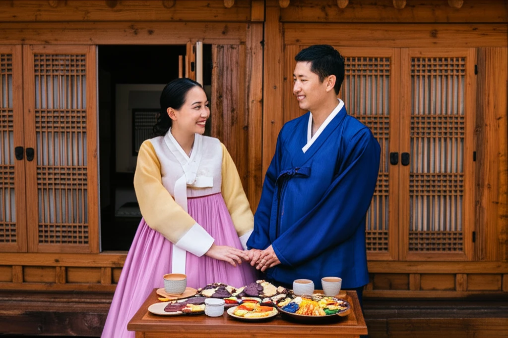 전주 한옥마을 데이트, 고즈넉한 풍경