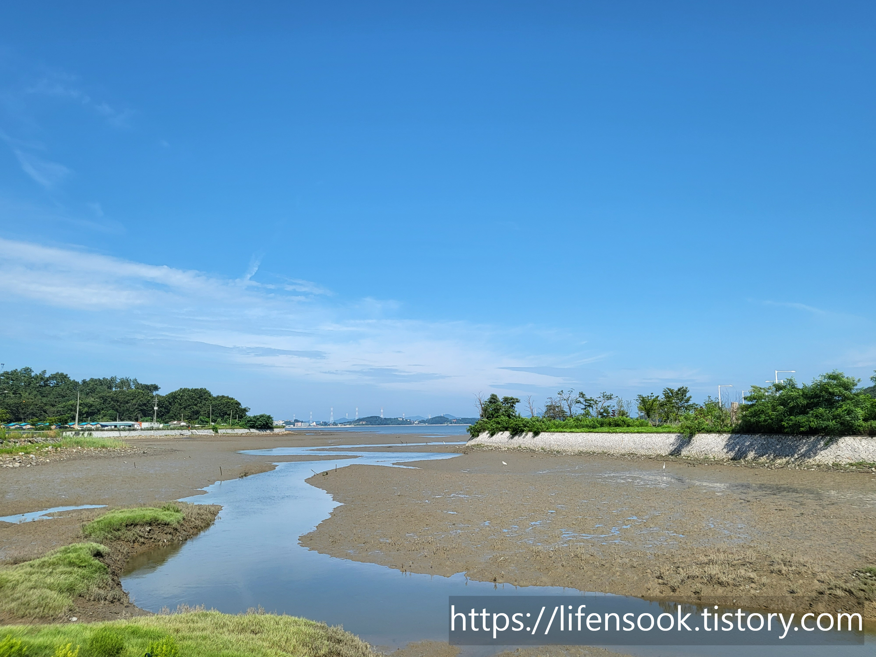 어심바다낚시터 앞 바다