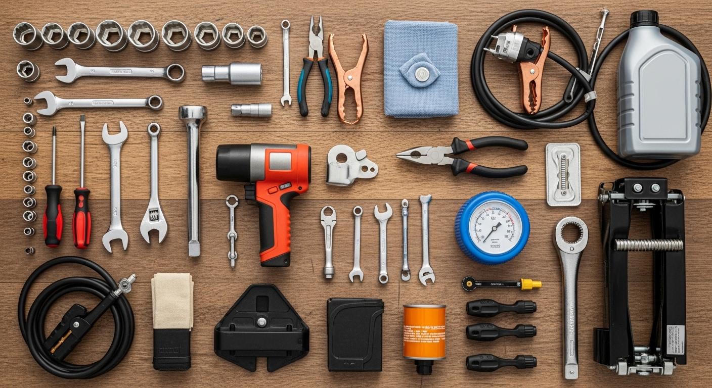 자동차 정비 기기및 공구