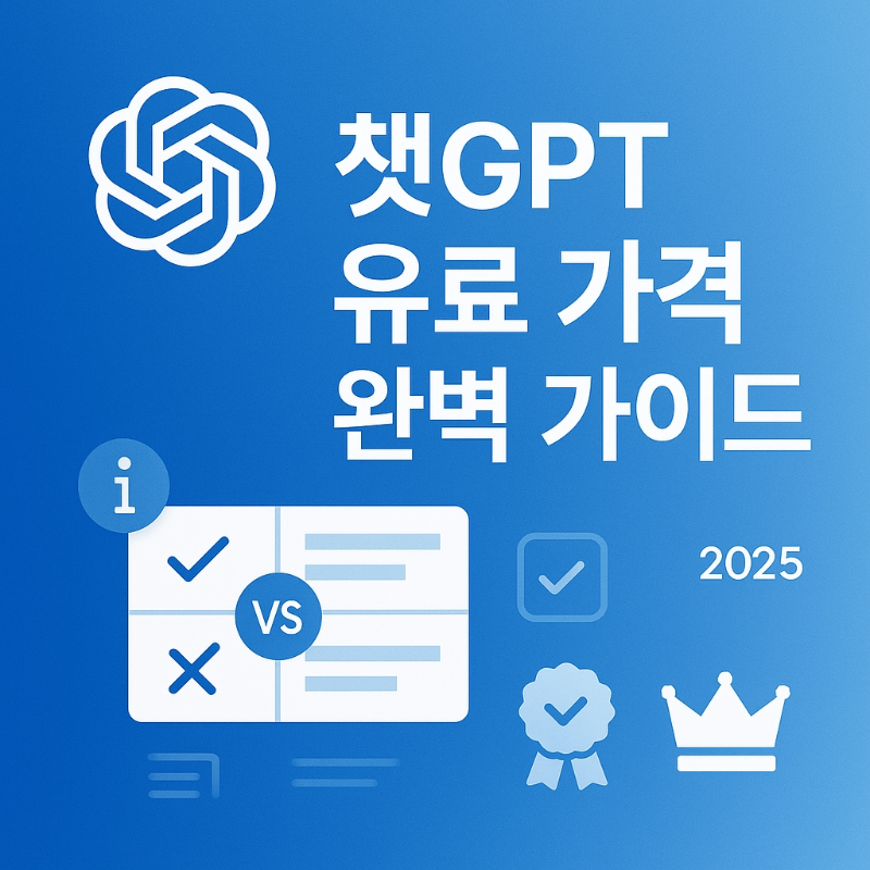 챗GPT(ChatGPT) 유료 가격 완벽 가이드 썸네일