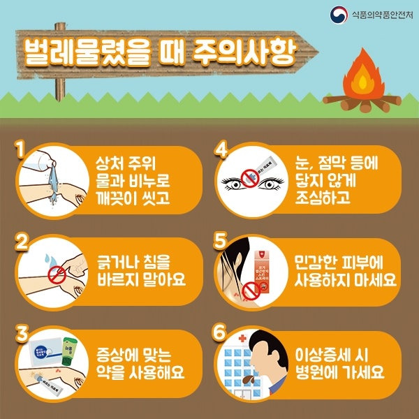 벌레물려가려울때 대처방법1