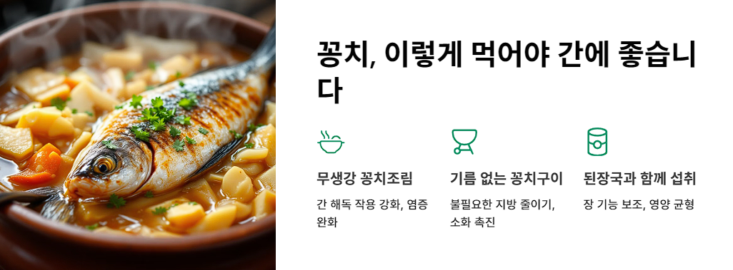 꽁치, 이렇게 먹어야 간에 좋습니다