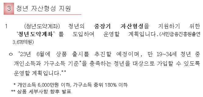 청년도약계좌조건기간금리청년희망적금
