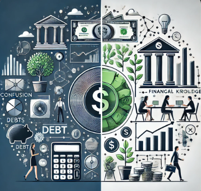 금융 문맹 vs 금융 지식의 차이 관련 사진