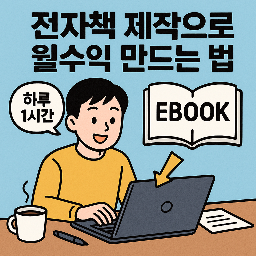 하루 1시간, 전자책 제작으로 월수익 만드는 법