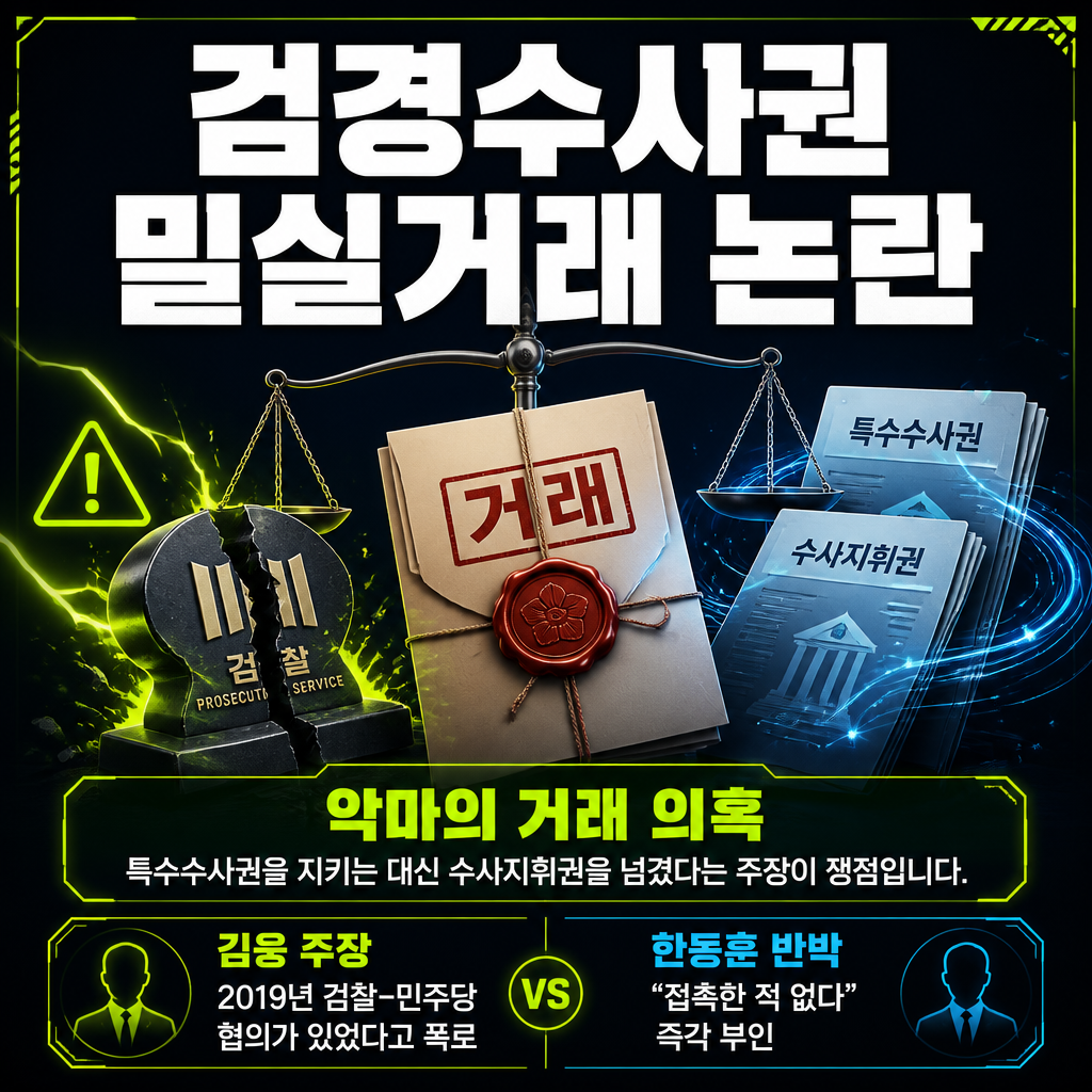 검경수사권 밀실거래 논란