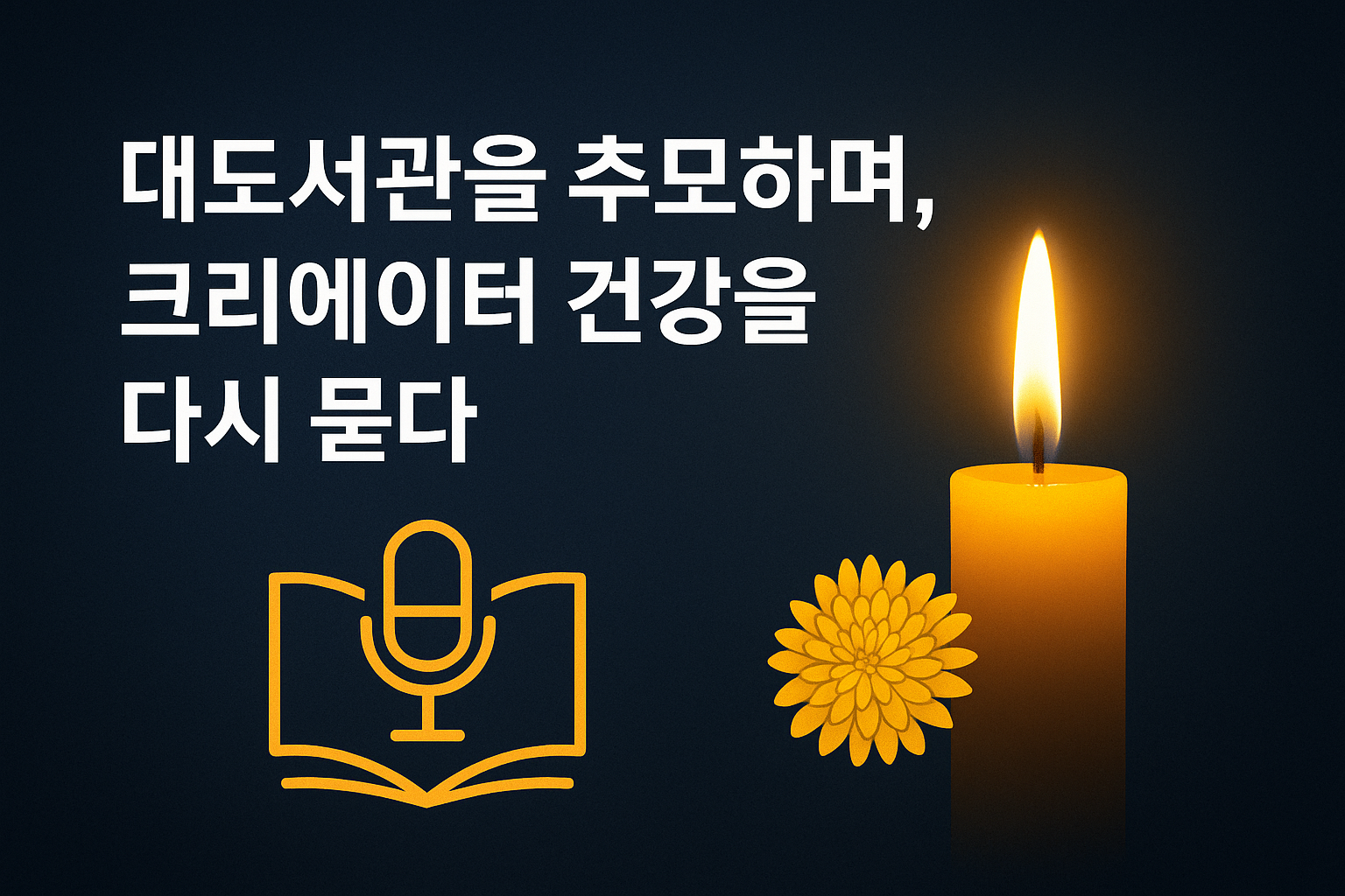 유튜버 대도서관 사망 원인, 크리에이터 과로와 건강권에 던지는 경고
